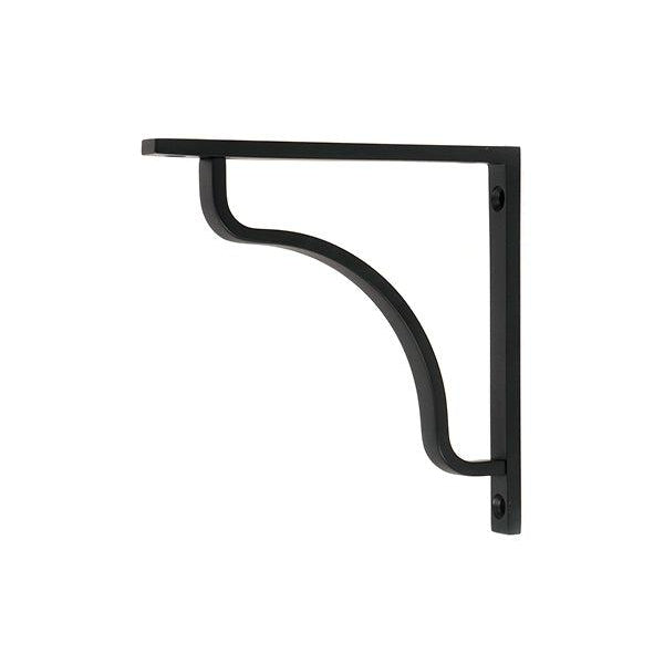 Matt Black Abingdon Shelf Bracket (150mm x 150mm) | From The Anvil-Shelf Brackets-Yester Home