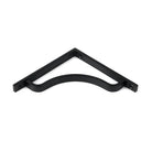 Matt Black Abingdon Shelf Bracket (150mm x 150mm) | From The Anvil-Shelf Brackets-Yester Home