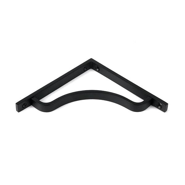 Matt Black Abingdon Shelf Bracket (150mm x 150mm) | From The Anvil-Shelf Brackets-Yester Home