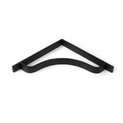 Matt Black Abingdon Shelf Bracket (200mm x 200mm) | From The Anvil-Shelf Brackets-Yester Home