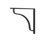 Matt Black Abingdon Shelf Bracket (200mm x 200mm) | From The Anvil-Shelf Brackets-Yester Home