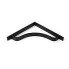 Matt Black Abingdon Shelf Bracket (200mm x 200mm) | From The Anvil-Shelf Brackets-Yester Home