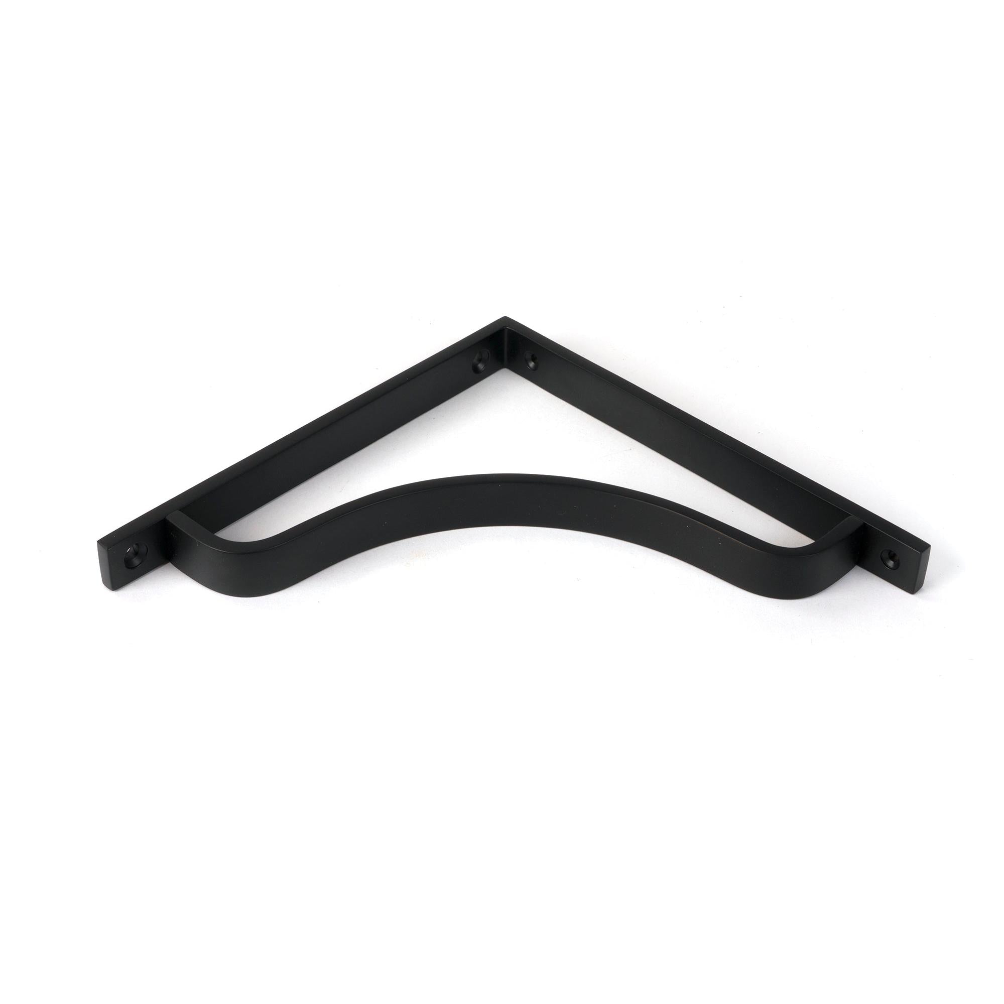 Matt Black Abingdon Shelf Bracket (200mm x 200mm) | From The Anvil - Shelf Brackets - From The Anvil - Yester Home