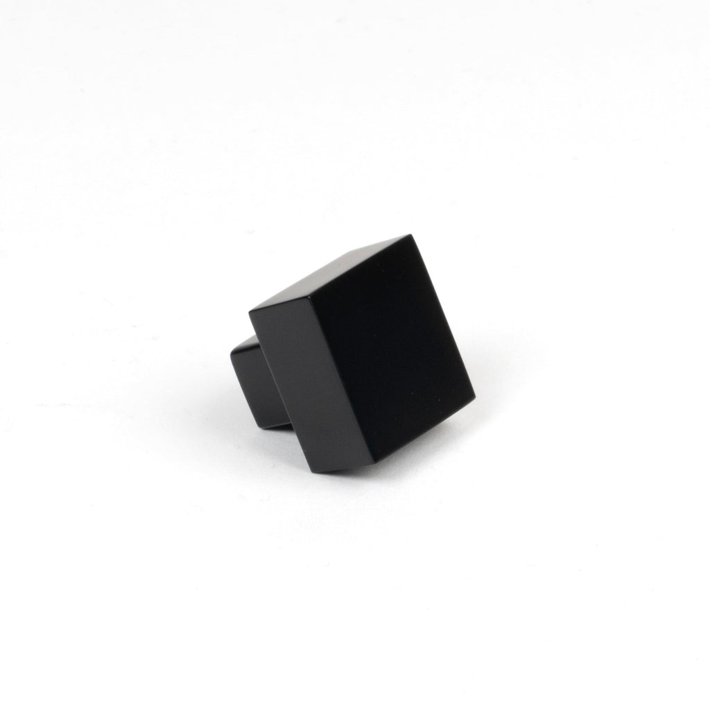Matt Black Albers Cabinet Knob - 25mm | From The Anvil-Cabinet Knobs-Yester Home