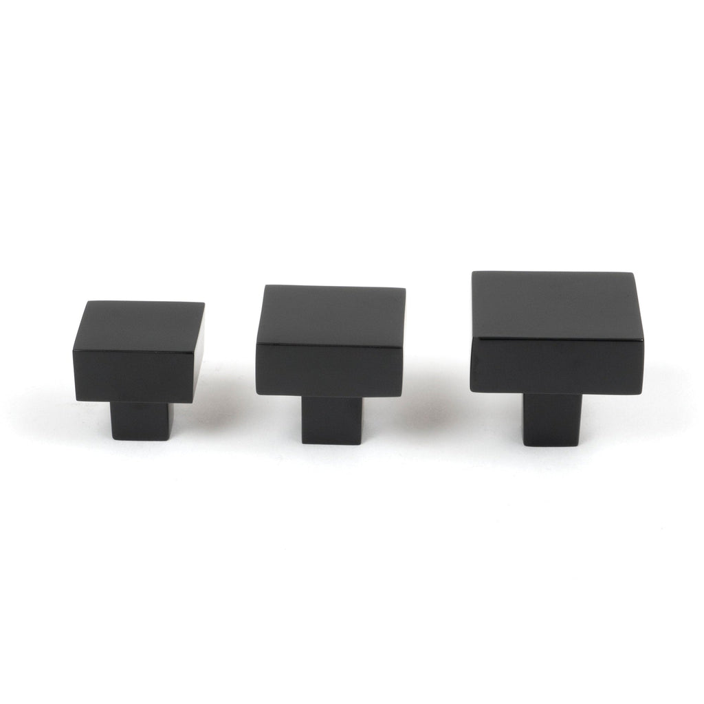Matt Black Albers Cabinet Knob - 30mm | From The Anvil-Cabinet Knobs-Yester Home