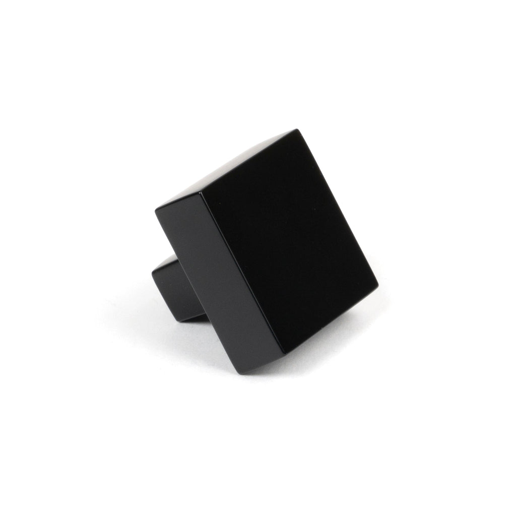 Matt Black Albers Cabinet Knob - 35mm | From The Anvil-Cabinet Knobs-Yester Home