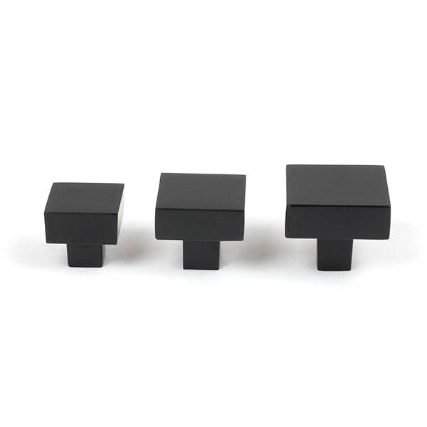 Matt Black Albers Cabinet Knob - 35mm | From The Anvil-Cabinet Knobs-Yester Home