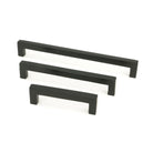 Matt Black Albers Pull Handle - Medium | From The Anvil-Pull Handles-Yester Home