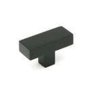 Matt Black Albers T-Bar | From The Anvil-Cabinet Knobs-Yester Home