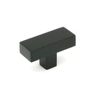 Matt Black Albers T-Bar | From The Anvil-Cabinet Knobs-Yester Home