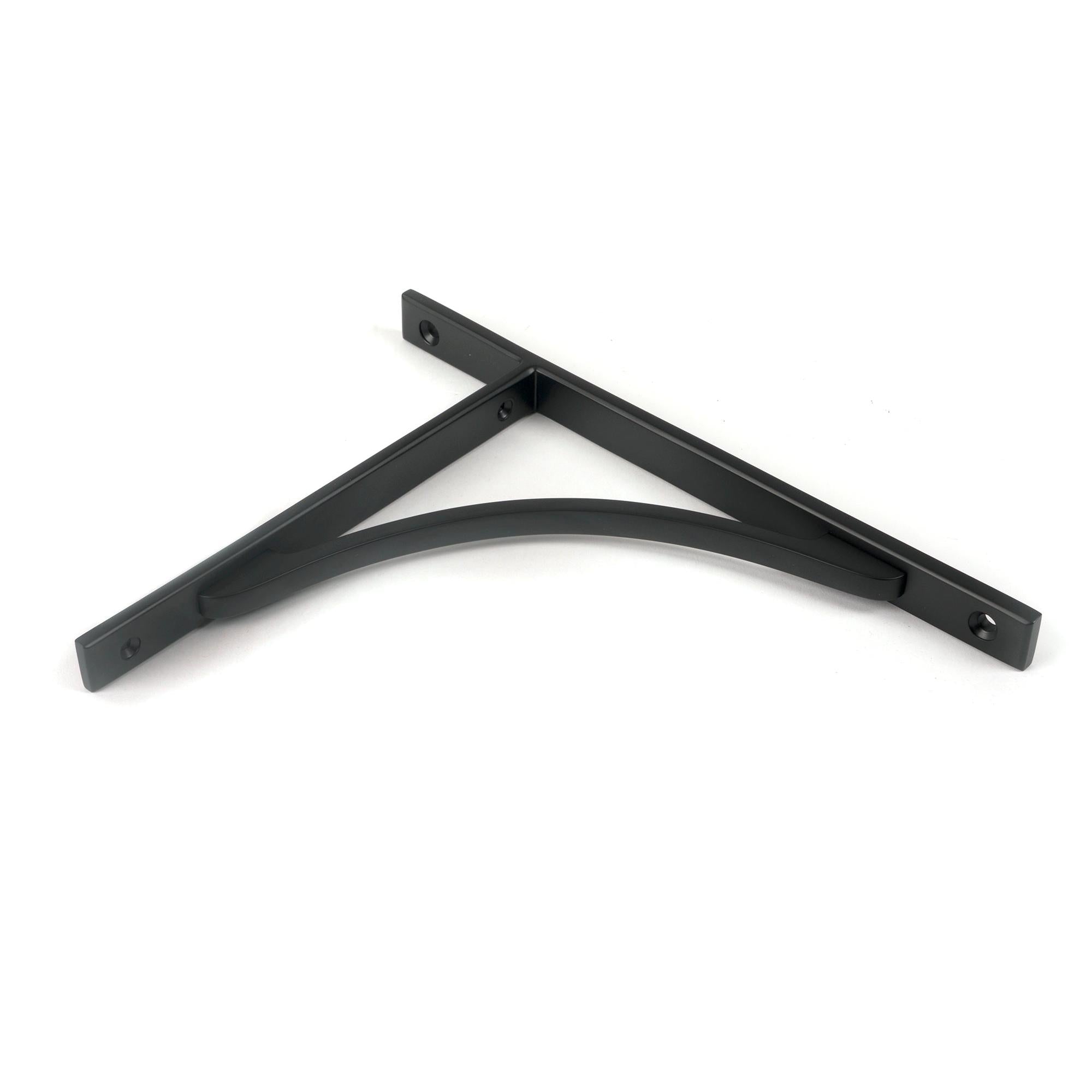 Matt Black Apperley Shelf Bracket (260mm x 200mm) | From The Anvil - Shelf Brackets - From The Anvil - Yester Home