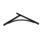 Matt Black Apperley Shelf Bracket (314mm x 250mm) | From The Anvil-Shelf Brackets-Yester Home