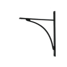 Matt Black Apperley Shelf Bracket (314mm x 250mm) | From The Anvil-Shelf Brackets-Yester Home