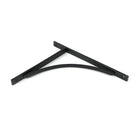 Matt Black Apperley Shelf Bracket (314mm x 250mm) | From The Anvil-Shelf Brackets-Yester Home