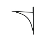 Matt Black Apperley Shelf Bracket (314mm x 250mm) | From The Anvil-Shelf Brackets-Yester Home