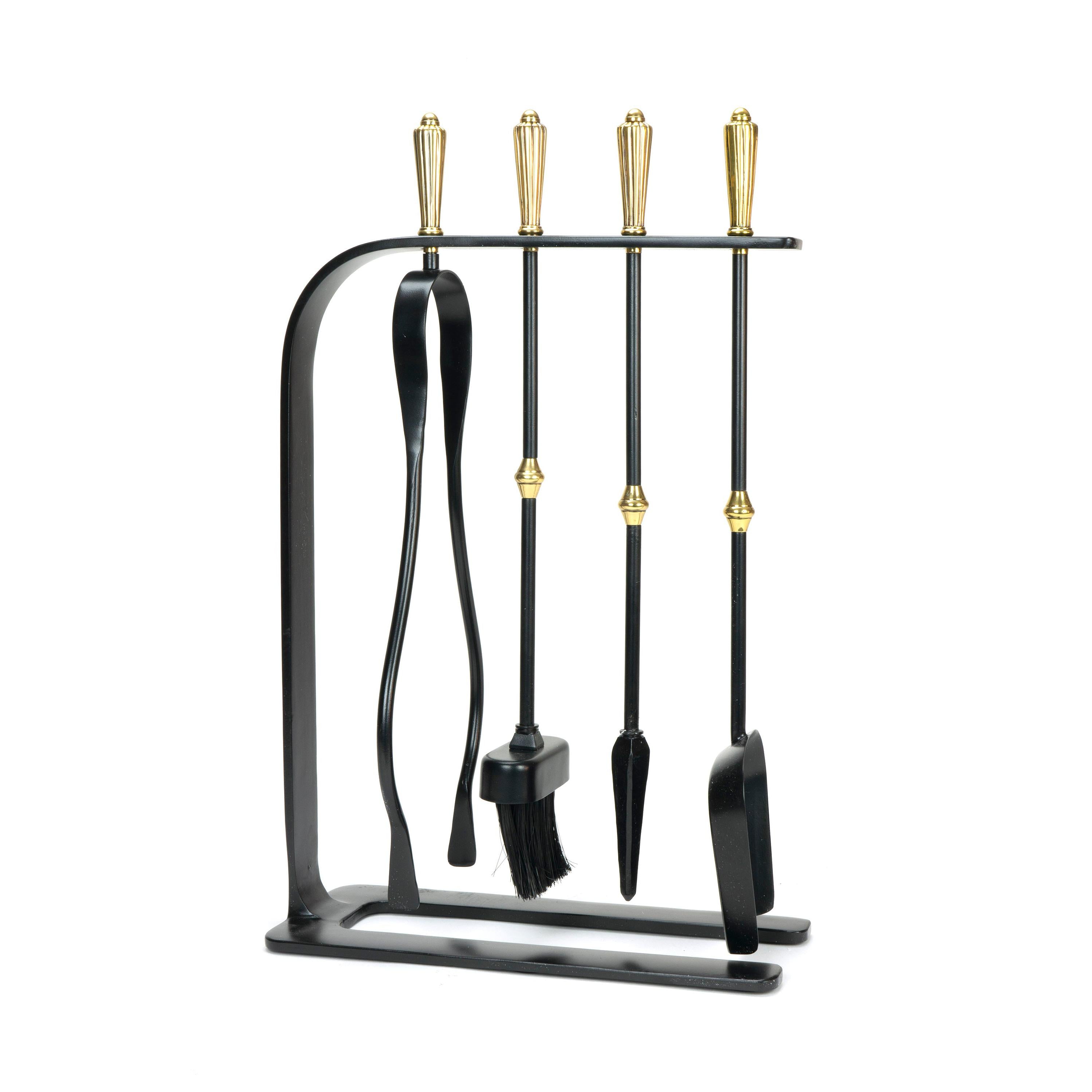 Matt Black Arc Companion Set - Hinton Tools | From The Anvil - Fire Companion Set - From The Anvil - Yester Home