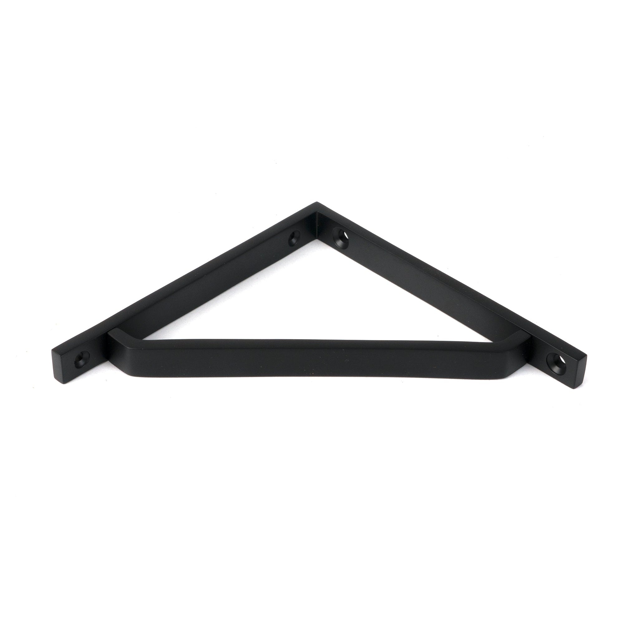 Matt Black Barton Shelf Bracket (150mm x 150mm) | From The Anvil-Shelf Brackets-Yester Home
