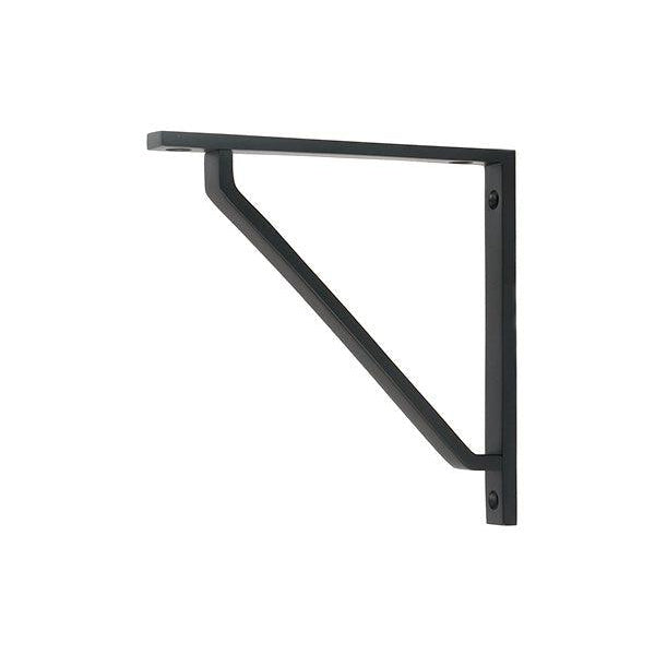 Matt Black Barton Shelf Bracket (150mm x 150mm) | From The Anvil-Shelf Brackets-Yester Home