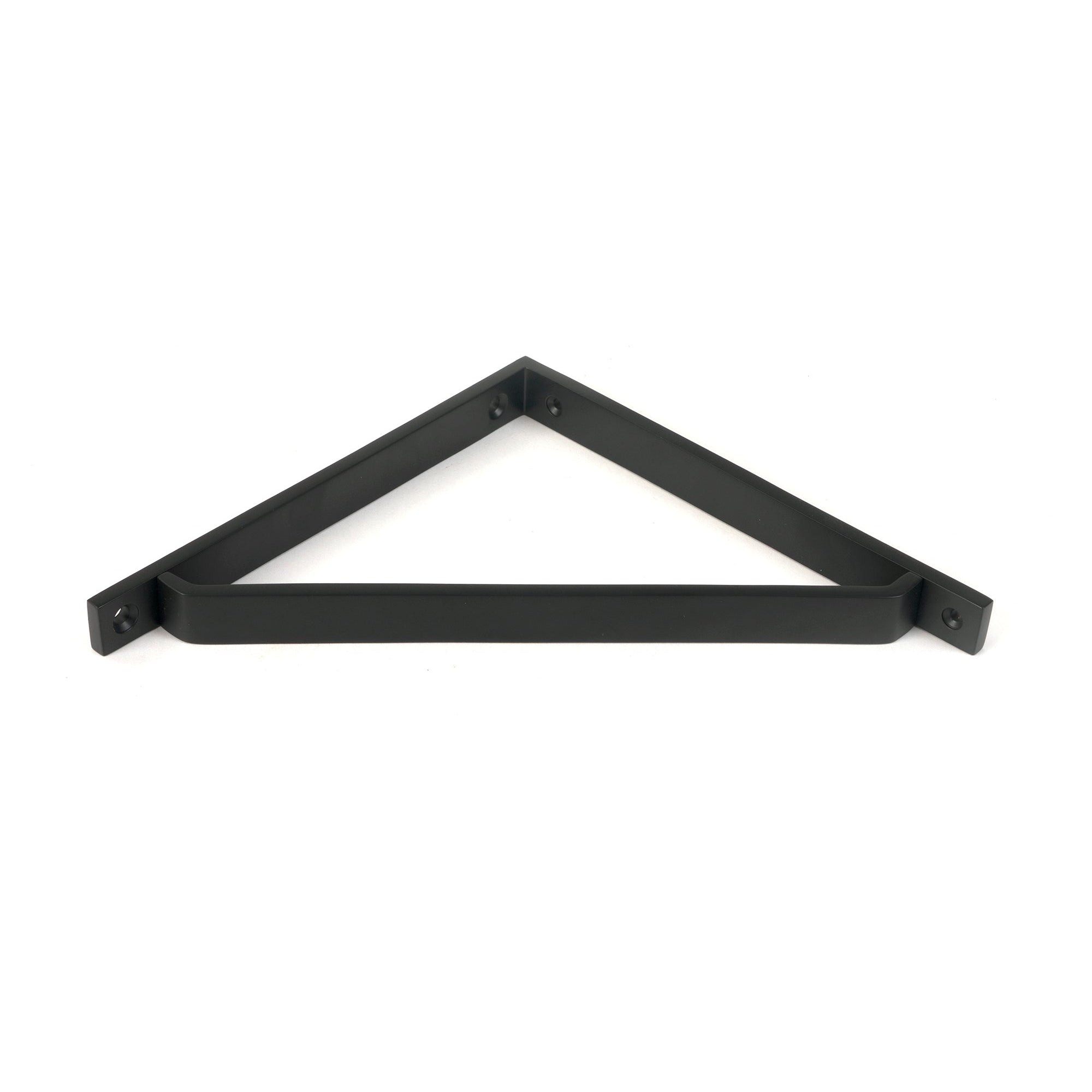 Matt Black Barton Shelf Bracket (200mm x 200mm) | From The Anvil-Shelf Brackets-Yester Home