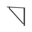 Matt Black Barton Shelf Bracket (200mm x 200mm) | From The Anvil-Shelf Brackets-Yester Home