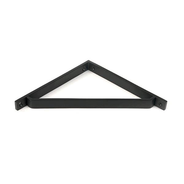 Matt Black Barton Shelf Bracket (200mm x 200mm) | From The Anvil-Shelf Brackets-Yester Home