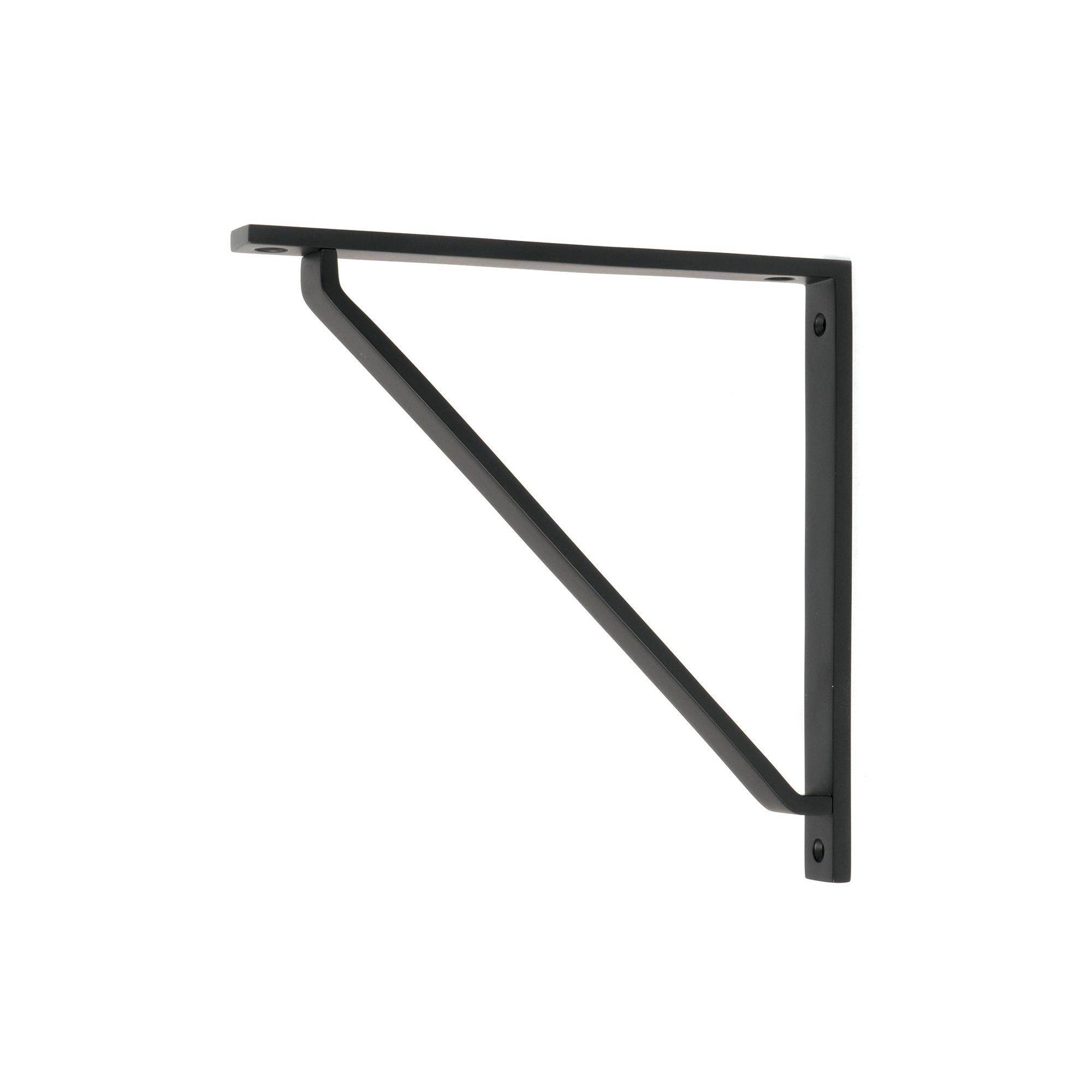 Matt Black Barton Shelf Bracket (200mm x 200mm) | From The Anvil - Shelf Brackets - From The Anvil - Yester Home