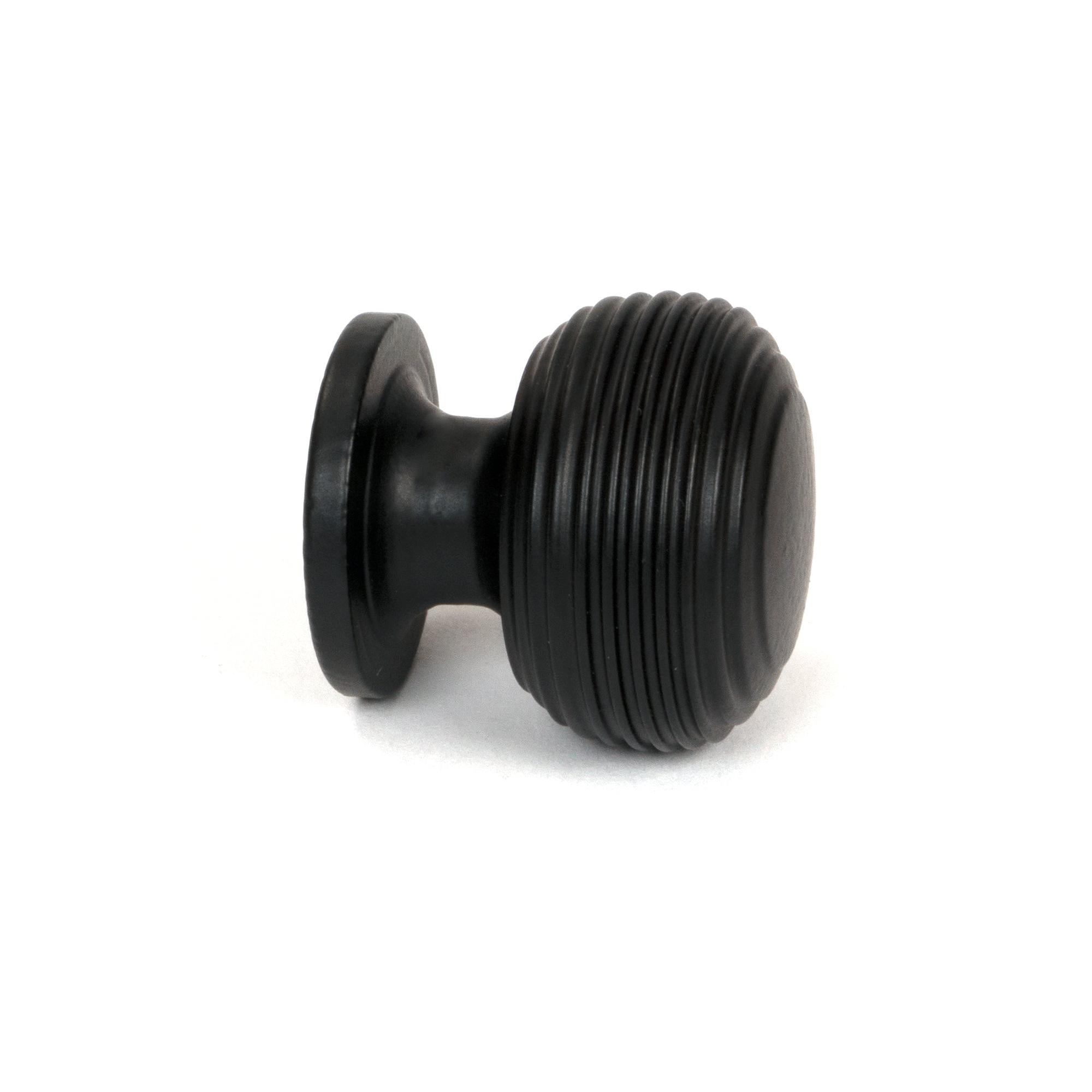 Matt Black Beehive Cabinet Knob 30mm | From The Anvil - Cabinet Knobs - From The Anvil - Yester Home