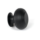 Matt Black Beehive Cabinet Knob 40mm | From The Anvil-Cabinet Knobs-Yester Home