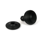 Matt Black Beehive Centre Door Knob | From The Anvil - Centre Door Knobs - From The Anvil - Yester Home