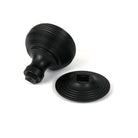Matt Black Beehive Centre Door Knob | From The Anvil-Centre Door Knobs-Yester Home