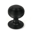 Matt Black Beehive Centre Door Knob | From The Anvil - Centre Door Knobs - From The Anvil - Yester Home
