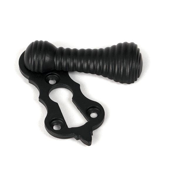 Matt Black Beehive Escutcheon | From The Anvil-Escutcheons-Yester Home