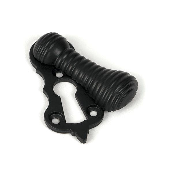 Matt Black Beehive Escutcheon | From The Anvil-Escutcheons-Yester Home