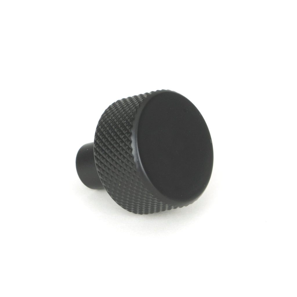 Matt Black Brompton Cabinet Knob - 25mm (No rose) | From The Anvil-Cabinet Knobs-Yester Home