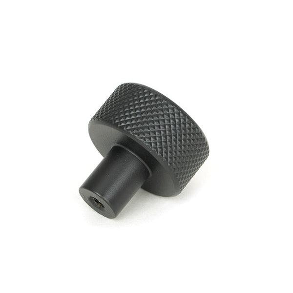 Matt Black Brompton Cabinet Knob - 25mm (No rose) | From The Anvil-Cabinet Knobs-Yester Home