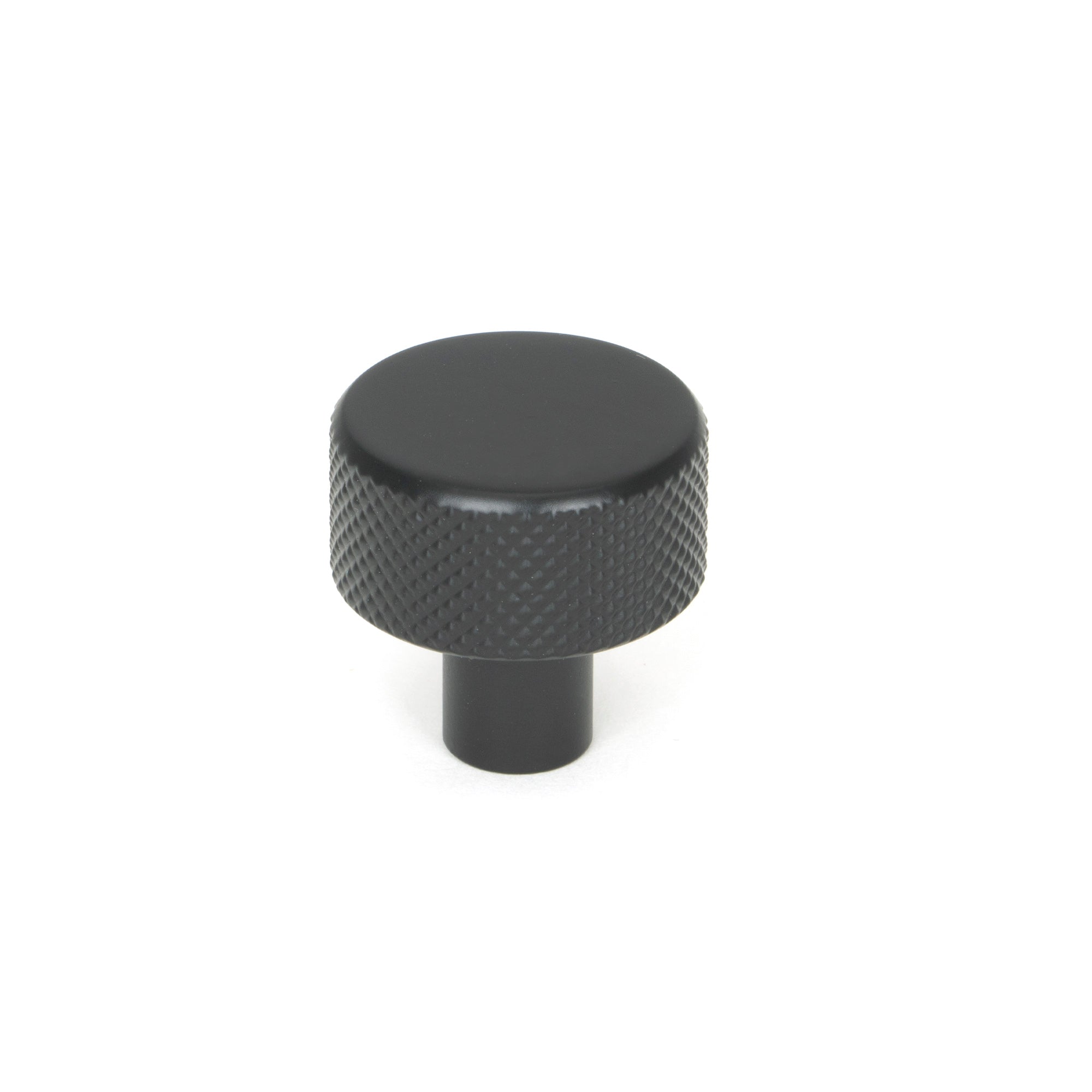 Matt Black Brompton Cabinet Knob - 25mm (No rose) | From The Anvil - Cabinet Knobs - From The Anvil - Yester Home