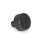 Matt Black Brompton Cabinet Knob - 25mm (No rose) | From The Anvil - Cabinet Knobs - From The Anvil - Yester Home