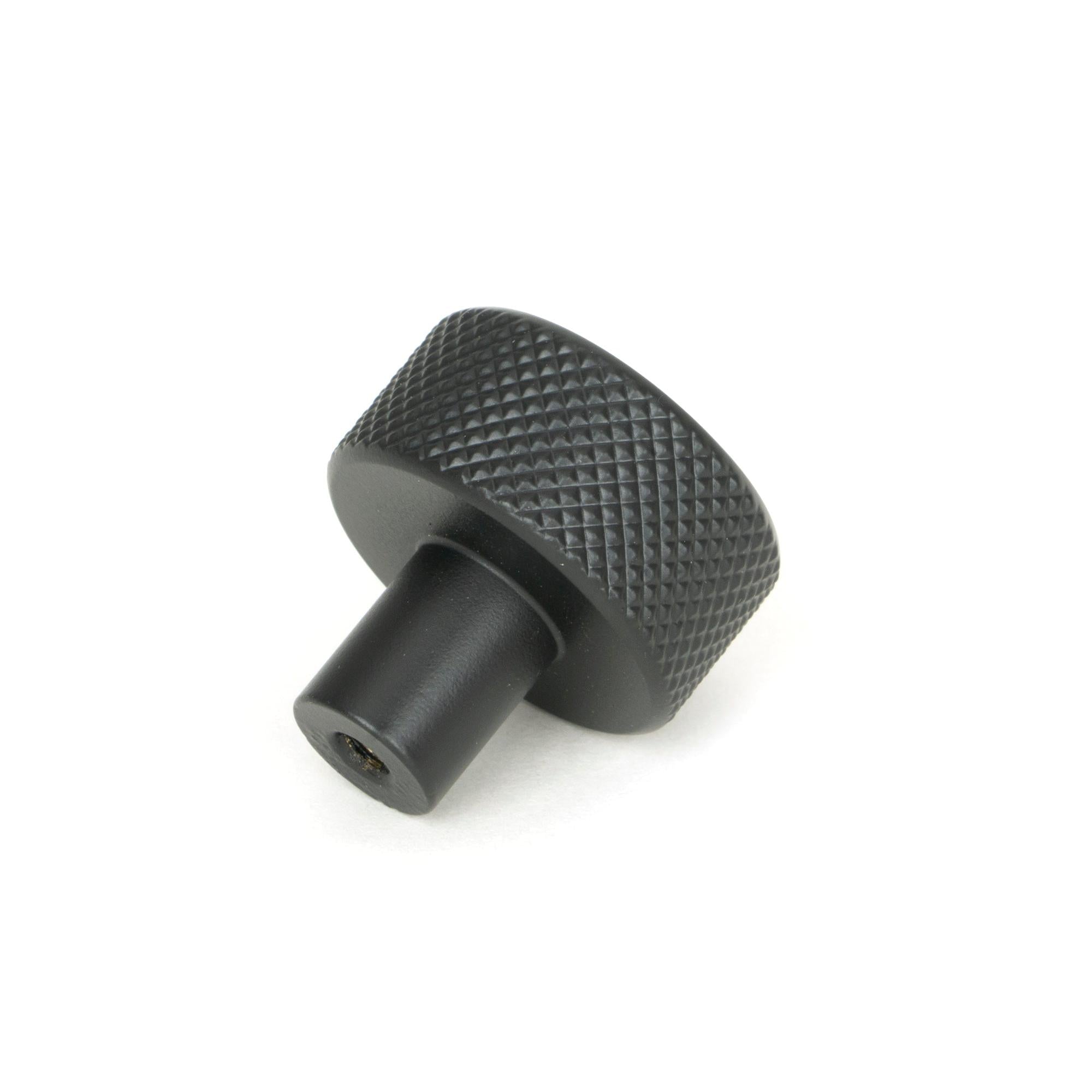 Matt Black Brompton Cabinet Knob - 25mm (No rose) | From The Anvil - Cabinet Knobs - From The Anvil - Yester Home