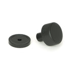 Matt Black Brompton Cabinet Knob - 25mm (Plain) | From The Anvil - Cabinet Knobs - From The Anvil - Yester Home