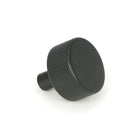 Matt Black Brompton Cabinet Knob - 32mm (No rose) | From The Anvil-Cabinet Knobs-Yester Home