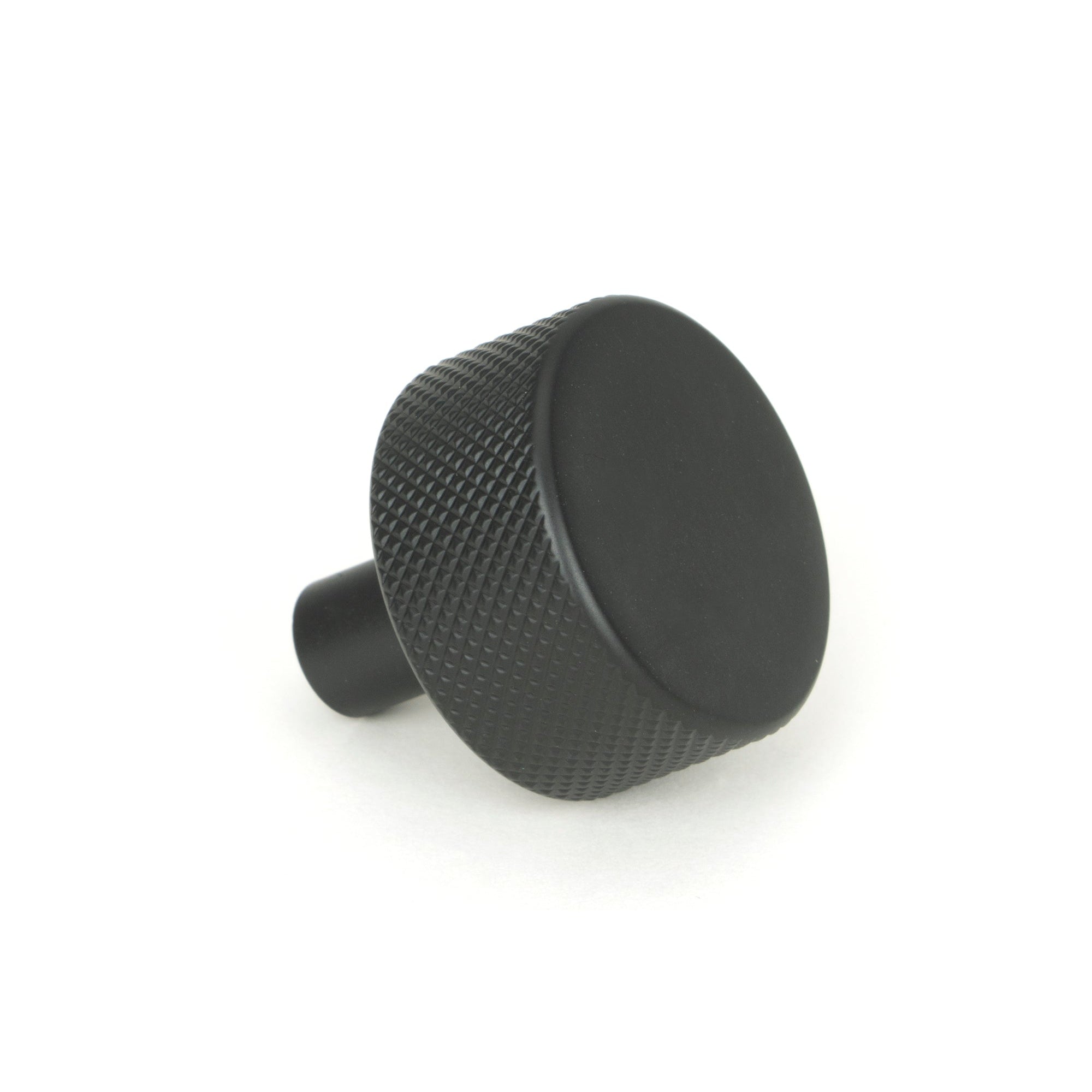 Matt Black Brompton Cabinet Knob - 32mm (No rose) | From The Anvil-Cabinet Knobs-Yester Home