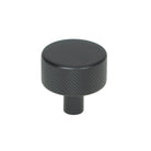 Matt Black Brompton Cabinet Knob - 32mm (No rose) | From The Anvil-Cabinet Knobs-Yester Home