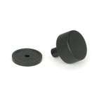 Matt Black Brompton Cabinet Knob - 32mm (Plain) | From The Anvil - Cabinet Knobs - From The Anvil - Yester Home