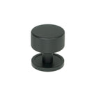 Matt Black Brompton Cabinet Knob - 32mm (Plain) | From The Anvil-Cabinet Knobs-Yester Home