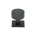 Matt Black Brompton Cabinet Knob - 32mm (Square) | From The Anvil-Cabinet Knobs-Yester Home