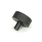 Matt Black Brompton Cabinet Knob - 38mm (No rose) | From The Anvil - Cabinet Knobs - From The Anvil - Yester Home