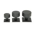 Matt Black Brompton Cabinet Knob - 38mm (Square) | From The Anvil - Cabinet Knobs - From The Anvil - Yester Home