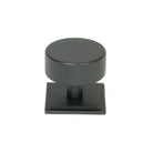 Matt Black Brompton Cabinet Knob - 38mm (Square) | From The Anvil-Cabinet Knobs-Yester Home