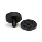 Matt Black Brompton Centre Door Knob (Beehive) | From The Anvil-Centre Door Knobs-Yester Home