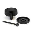 Matt Black Brompton Centre Door Knob (Beehive) | From The Anvil-Centre Door Knobs-Yester Home